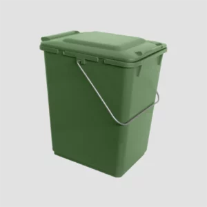 Bioseau KSB Minimax+ 10L en matériau recyclé avec anse qui se verrouille.