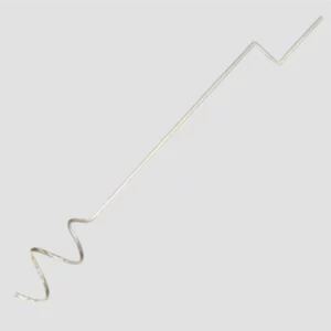 Retourneur de compost hélicoïdal en acier galvanisé, diamètre 12 cm.