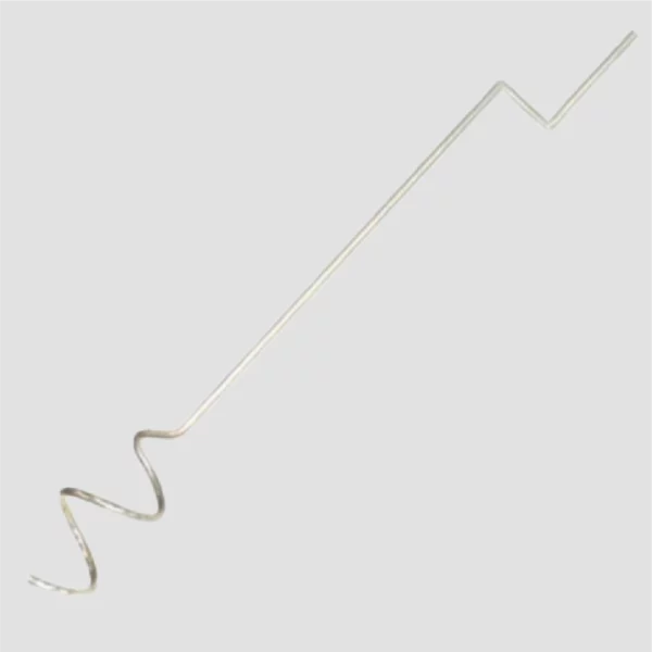 Retourneur de compost hélicoïdal en acier galvanisé, diamètre 12 cm.