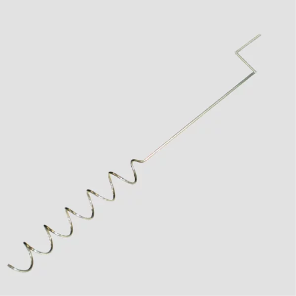 Retourneur de compost hélicoïdal en acier galvanisé, diamètre 8 cm.