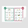 Sticker mémo-tri personnalisable pour bioseaux de 7 L, 10 L et 23 L, à coller sur le couvercle pour faciliter la gestion des déchets.