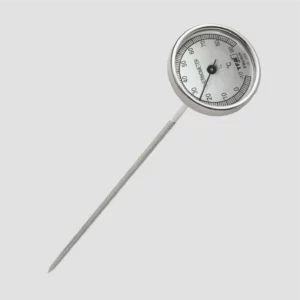 Thermomètre à sonde de 40 cm pour mesurer la température du compost.