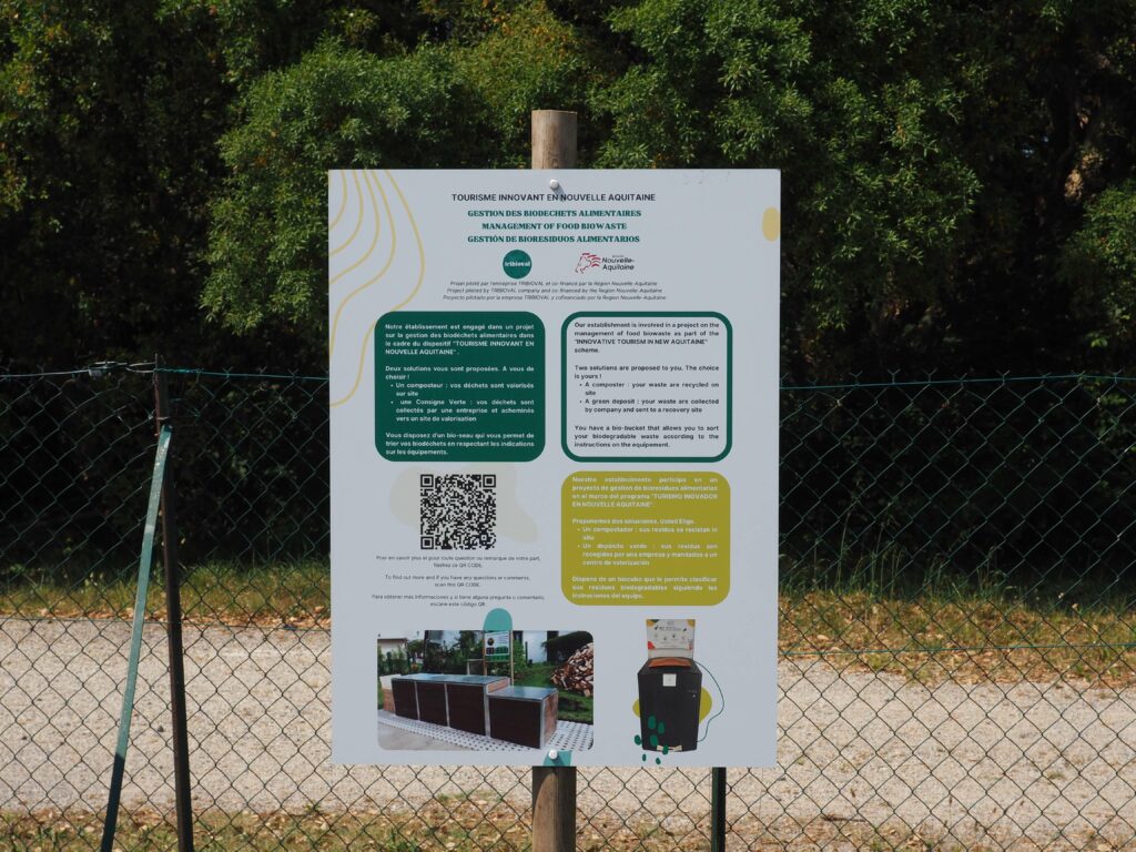 Signalétique rigide pour consigne de tri