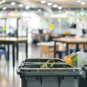 Bac roulant biodéchets entreprise